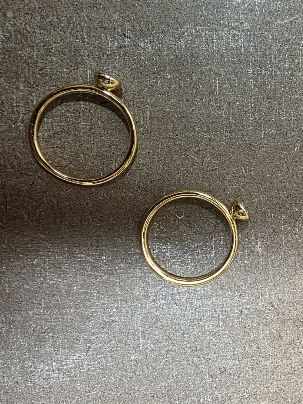 MONICA VINADER Gold Vermeil and Diamond Band Rings - Picture 3 of 9